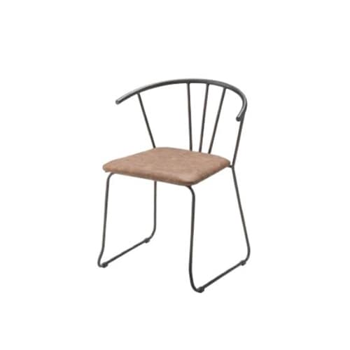 ダイニングチェア 肘付き レザー モダン TEC-64