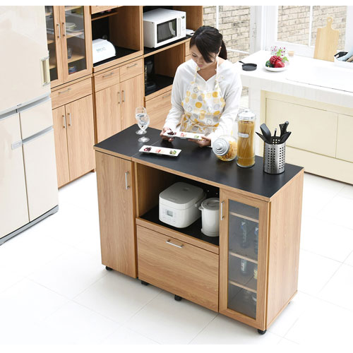 ステンレス天板すきま収納キッチンカウンター幅20.5cm キッチン収納