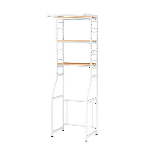 スチールラック ランドリーラック 3段 耐荷重幅580~780×奥行500×高さ