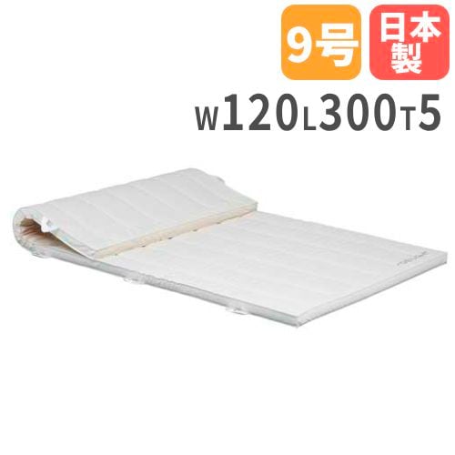 体操マット 5cm厚 9号帆布 120×300×5cm 合成スポンジマット 体育マット