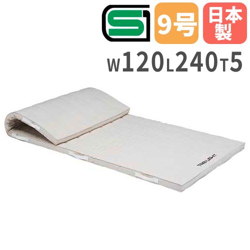 体操マット 5cm厚 9号帆布 120×240×5cm コンビネーションマット 体育 