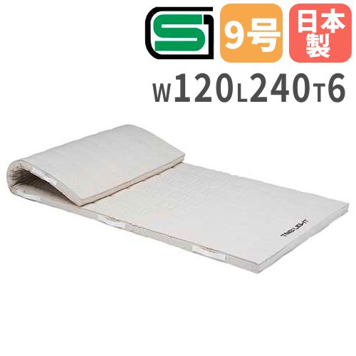 体操マット 5cm厚 9号帆布 120×240×5cm コンビネーションマット 体育