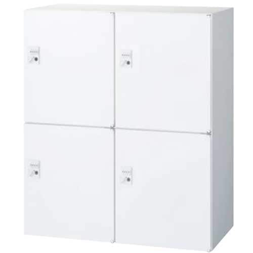 パーソナルロッカー 4人用 4列1段 幅900×奥行450×高さ1050mm IC錠 HOS