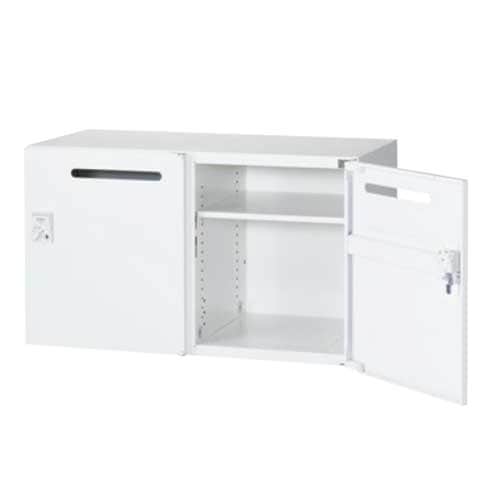 メールボックス 2人用 IC錠 鍵付きロッカー 封筒 RW45-N205P-CR