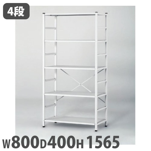 収納棚 ラック 幅800×奥行400×高さ1200mm 軽量ラック オープンラック 収納