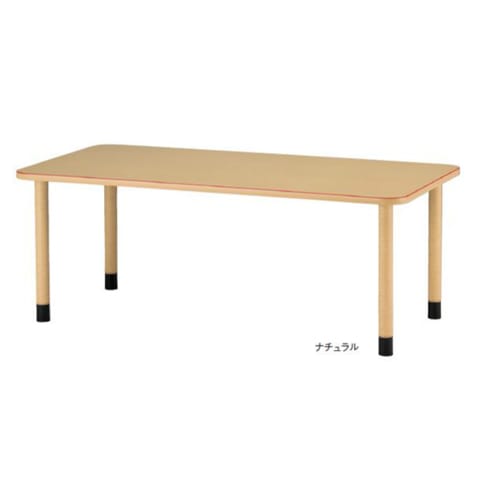 福祉施設向けテーブル アジャスタータイプ 角型 幅1800×奥行900mm 作業テーブル ダイニングテーブル 老人ホーム MKV-1890