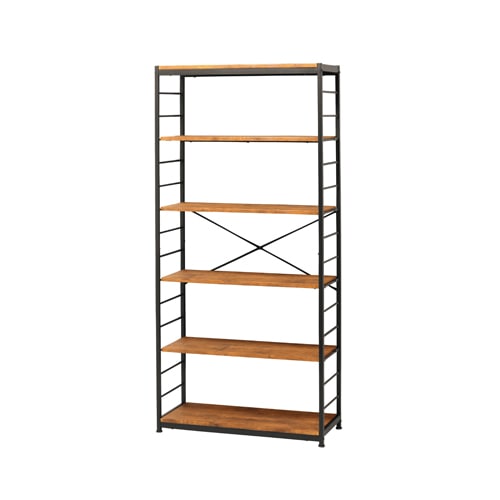 フリーラック 6段 幅840×奥行350×高さ1800mm スチールフレーム