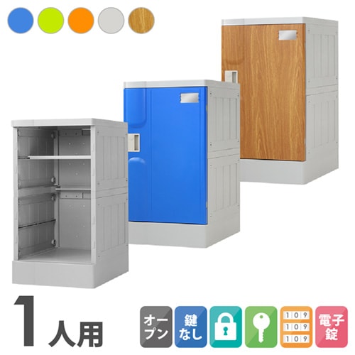 プラスチックロッカー 1人用 ロッカー 1列1段 Lサイズ A-390M-11（商品
