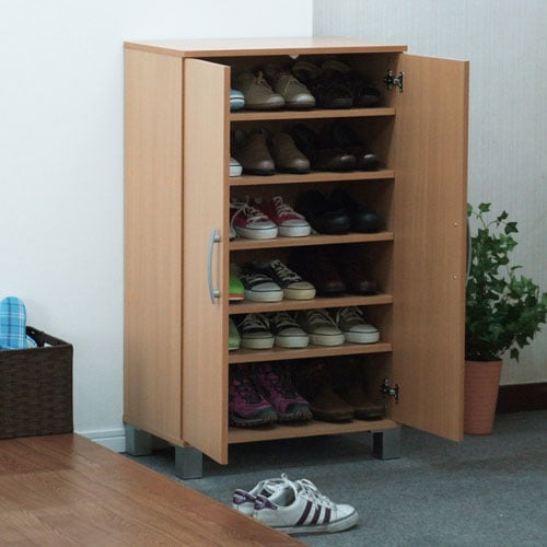 シューズボックス 下駄箱 靴箱 シューズラック スリム 玄関収納 靴入れ