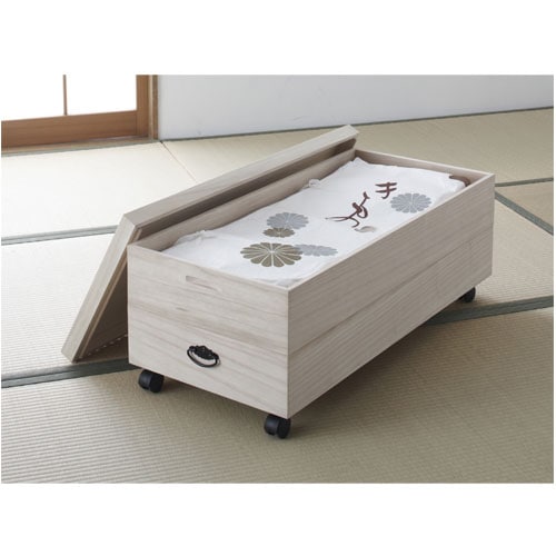【じゅりここさま専用】総桐 衣装ケース桐タンス着物収納 帯収納 和箪笥 車輪付き 桐衣装箱 キャスター付き 2段 総桐衣裳ケース 桐ケース 着物収納