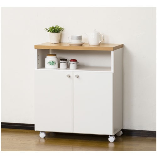 キッチンワゴン キャスター付き 食器棚 キッチンカウンター キッチン