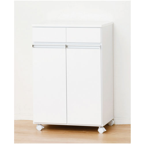 完成品 ニトリ 分別ペール付きキッチンボード ゴミ箱 ペールカウンター ホワイト ニトリ 分別ペールカウンター(フォルムWH 3B) - 通販 | 家具と