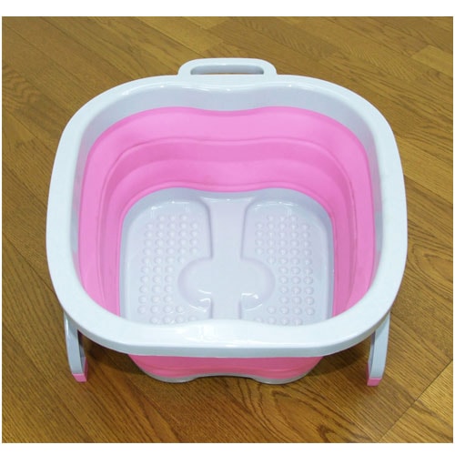 足湯　フットバス 10%OFF 足湯器 フットバス 足湯 バケツ 折りたたみ 自宅 バブル 加熱