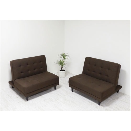 ソファベッド 2人掛け リクライニング ローソファ カウチソファ