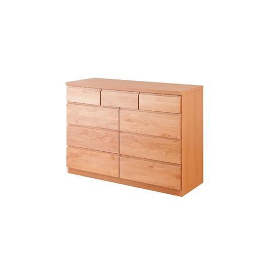 チェスト 幅120cm 9杯 ローチェスト 収納ケース TE-0109-0112（商品