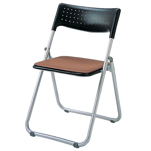 パイプ椅子 折りたたみチェア 座パッド SS-A127N（商品番号：59
