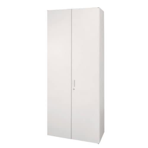 両開き書庫 6段 キャビネット 幅900×奥行450×高さ2100mm 鍵付き SSN45-21H-W