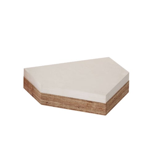 野球ベース ホームベース 一般用 木台60mm ベース 野球用品 S-4963（商品番号：ls