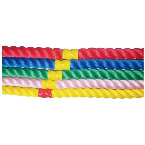 カラフルロープ 綱 3m 直径30mm センターマーク付き S-8642-46（商品 