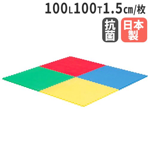 ジョイントマットPO18 4枚1組 抗菌マット 幅100×長さ100cm T1484（商品