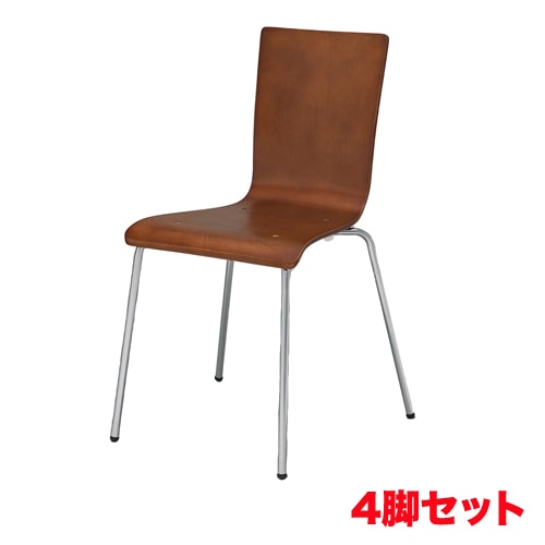 ユニ スタッキングチェア 2脚セット 幅515×奥行490×高さ790mm 座面高