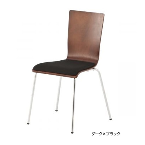 スタッキングチェア 肘なしチェア 座面高463mm 座面パッド付 RFC-FP-P