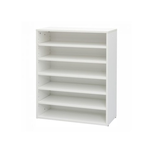 シューズラック 幅530×奥行250×高さ715mm グレー ホワイト 下駄箱