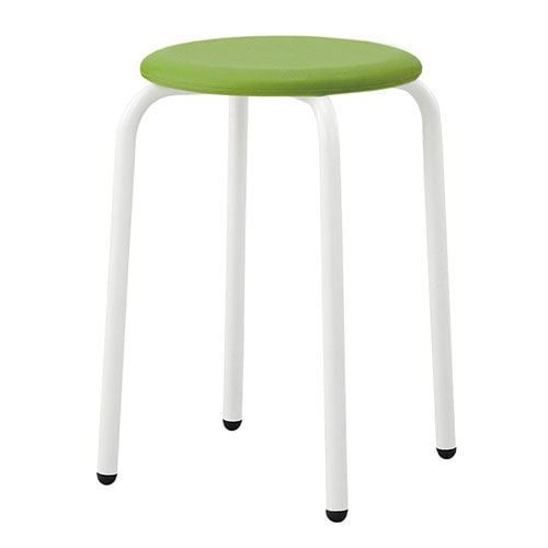 スツール 座面高430～618mm 高さ調節可能 丸椅子 ラウンドスツール CNI