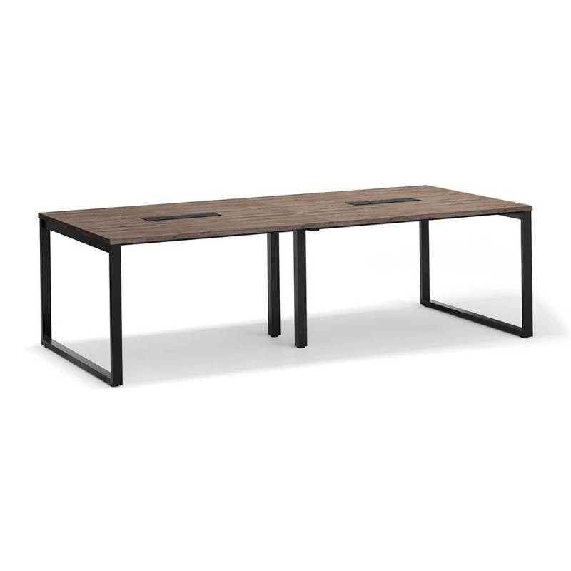 会議テーブル フリーアドレスデスク オフィスデスク 幅2400×奥行1200×高さ720mm LPT-2412