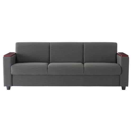 応接ソファセット 3点セット 布張り グレー RE-2681F3S（商品番号：are