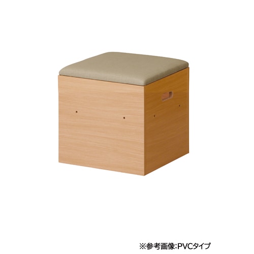 ボックススツール 木箱 クッション 2点セット 収納付きスツール