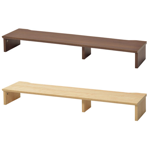 机上ラック 机上台 デスク上置棚 幅1000×奥行250×高さ123mm RFWD-DR