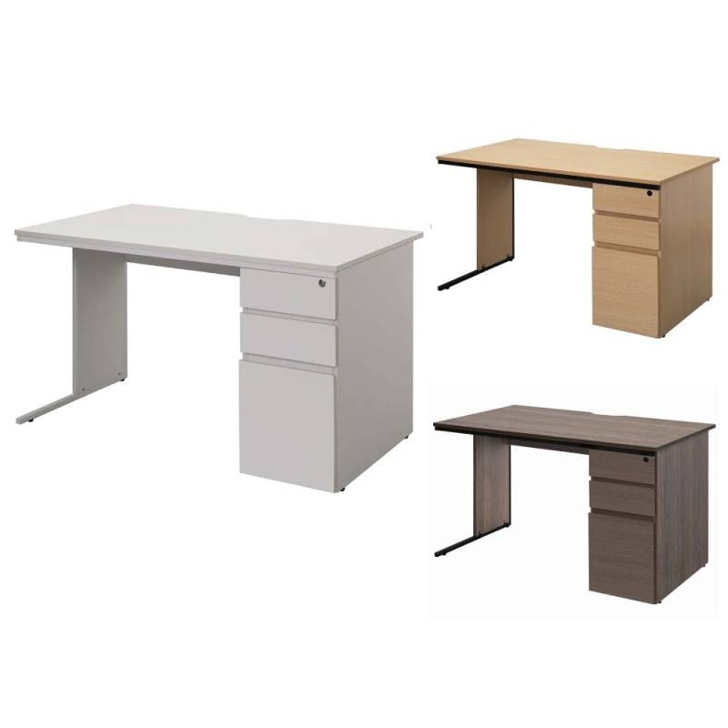 オフィスデスク 片袖机 事務机 幅1200×奥行700×高さ700mm GZWC2-1270