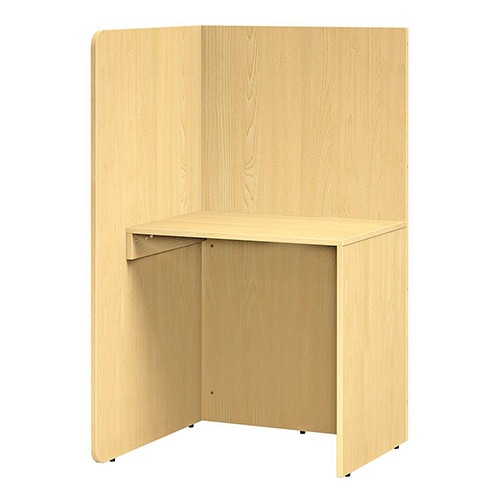 パネルデスク 集中ブース 個人ブース 幅718×奥行700mm L型 個別ブース