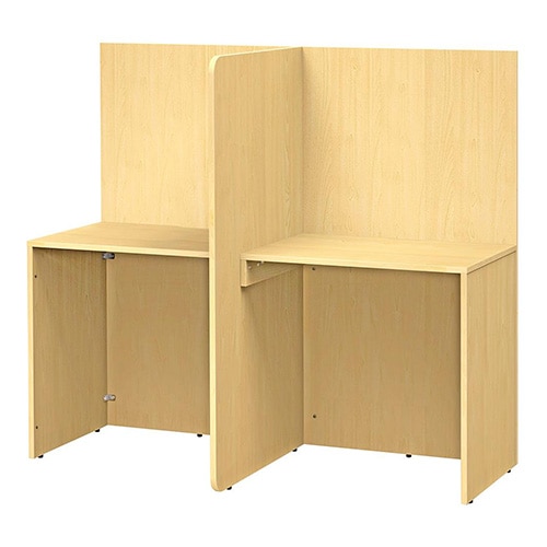 限定品★個別ブース用パーテーション板（8枚セット／4スペース分） パーソナルブース テーブル付き 個室ブース パーテーション ロー