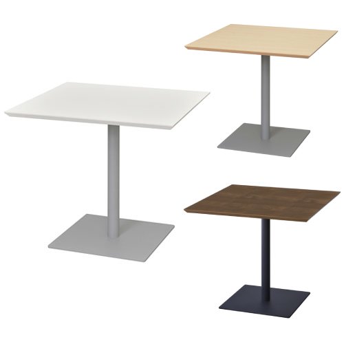 ラウンジテーブル 正方形 会議用テーブル 幅800×奥行800×高さ700mm