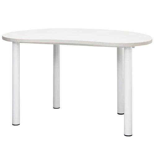 ワークテーブル 会議用テーブル 幅1200×奥行800×高さ720mm ビーンズ型 RFMMT-BN1280WJ