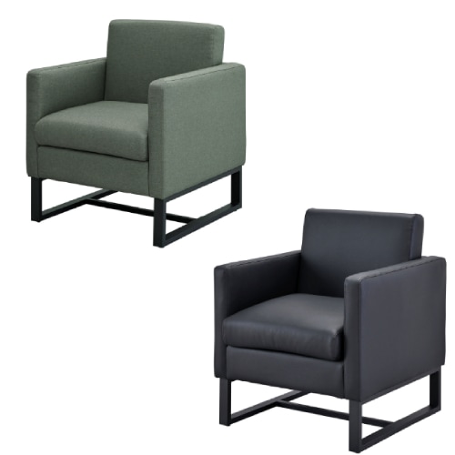 応接ソファ 1人掛け 応接チェア 応接椅子 GZSSF-1（商品番号：68-gzssf