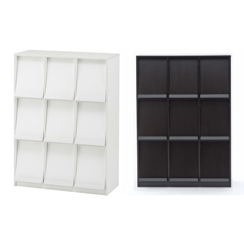 書棚 両開き 本棚 書庫 キャビネット VP11-BS（商品番号：48-vp11-bs