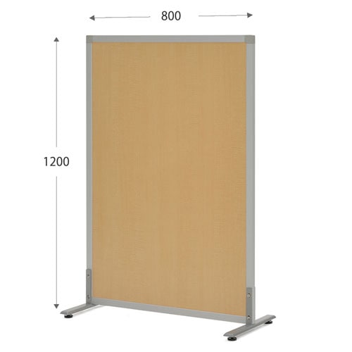 パーテーション パーティション 自立式 幅800×高さ1200mm ナチュラル 衝立 SHSCR-NALAJ