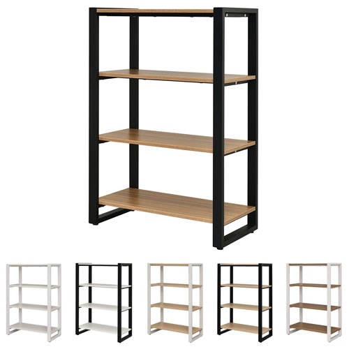 シェルフ 3段 書庫 本棚 幅800×奥行400×高さ1167mm RFFSH-803（商品