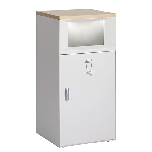 飲み残し回収ボックス ゴミ箱 幅320×奥行460×高さ950mm DS-189-700