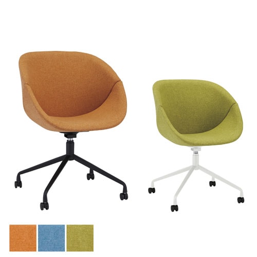 ミーティングチェア 会議椅子 ラウンジチェア キャスター付き RDP3-XC