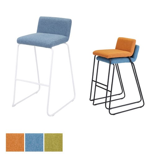 ハイスツール 2脚セット カウンターチェア スタッキングチェア LDP-H2S