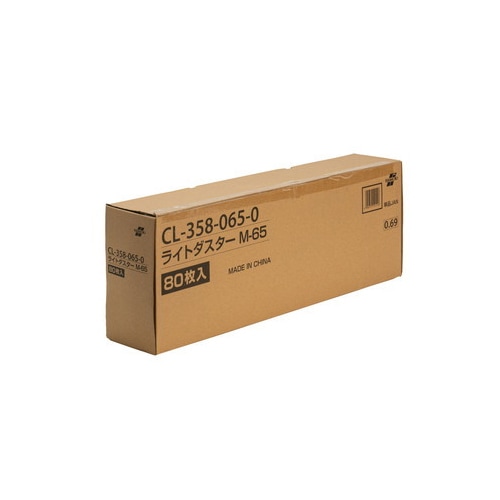 フロアワイパー 取替シート 80枚 吸水シート モップサイズ60cm用 CL-358-065-0