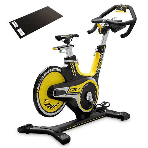 スピンバイク フィットネスバイク ジョンソンヘルステック マット付き