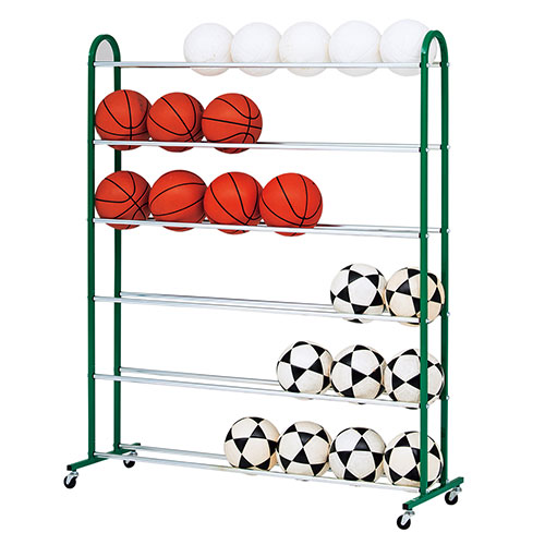ボールスタンド ボール置き ボールラック キャスター付き 6段（商品