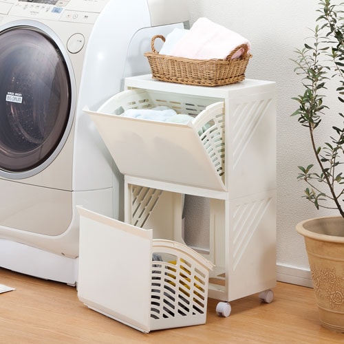 送料無料【新品】お掃除簡単　ランドリーチェスト RASIK ランドリーチェスト 幅45cm × 奥行30cm 高さ180cm 汚れに