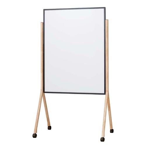 ホワイトボード  両面 木製脚付パーテーション WMHD34