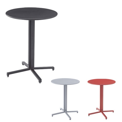 カフェテーブル 幅60×奥行60×高さ73cm ラウンドテーブル スチール